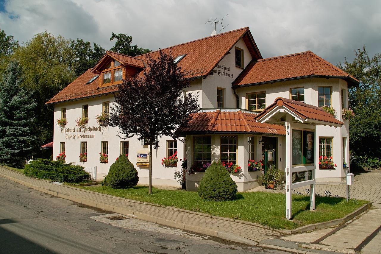 Landhotel Am Fuchsbach Berga  Exterior foto